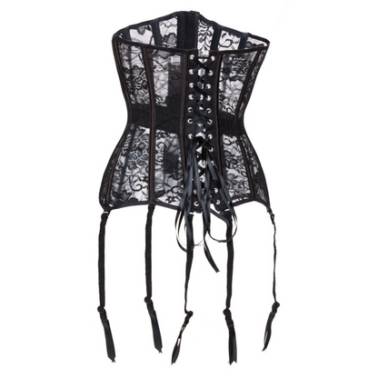 Corset en Dentelle Noire