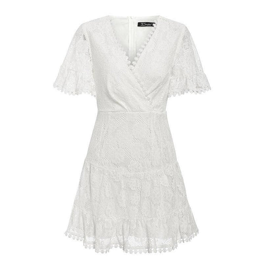 Robe Dentelle Blanche