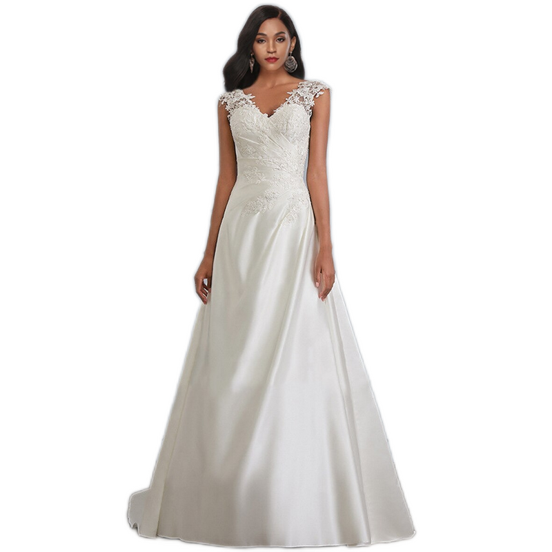 Robe dentelle blanche mariage hotsell