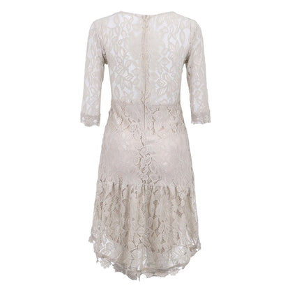 Robe Dentelle Bohème Couleur Abricot