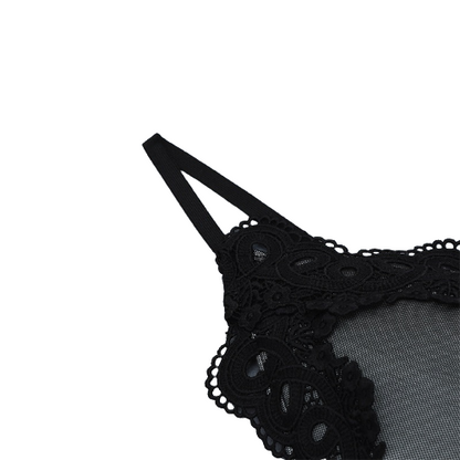 Robe Nuisette Noire Dentelle