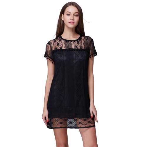 Robe Dentelle Noire