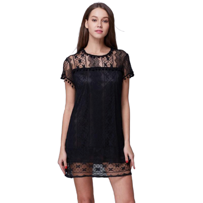 Robe Dentelle Noire