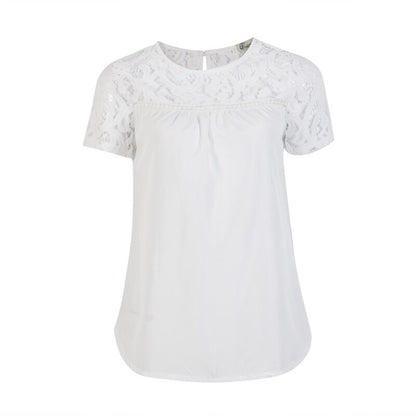 T-Shirt Dentelle Blanc