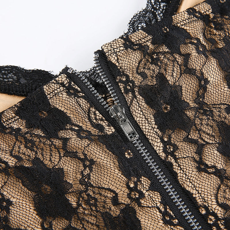 Top Dentelle Or